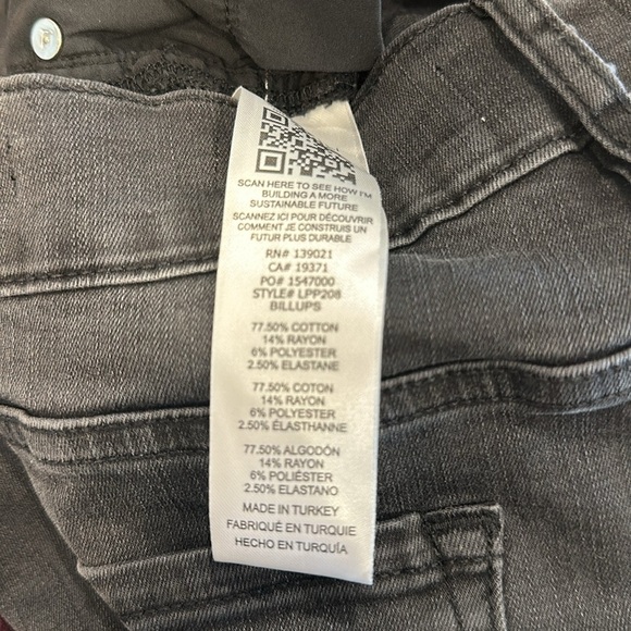 Frame Denim Le Palazzo High Rise Wide Leg Jeans in Black Size 34 - Picture 9 of 9